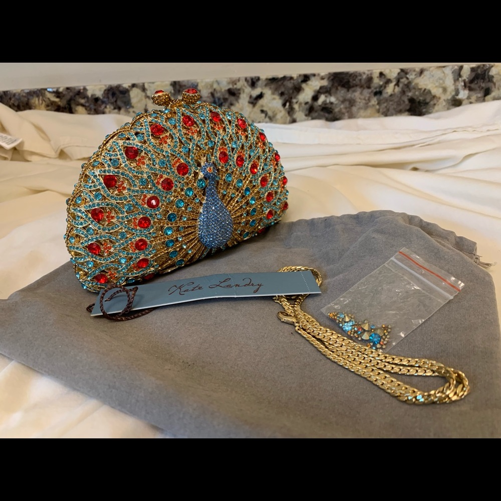 Kate Landry Peacock Clutch